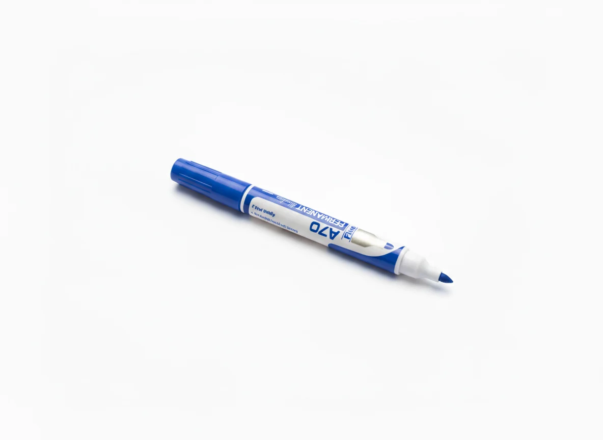 Permanent marker, blue