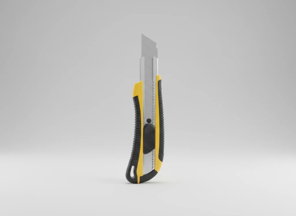Deli metal cutter with snap-off blade